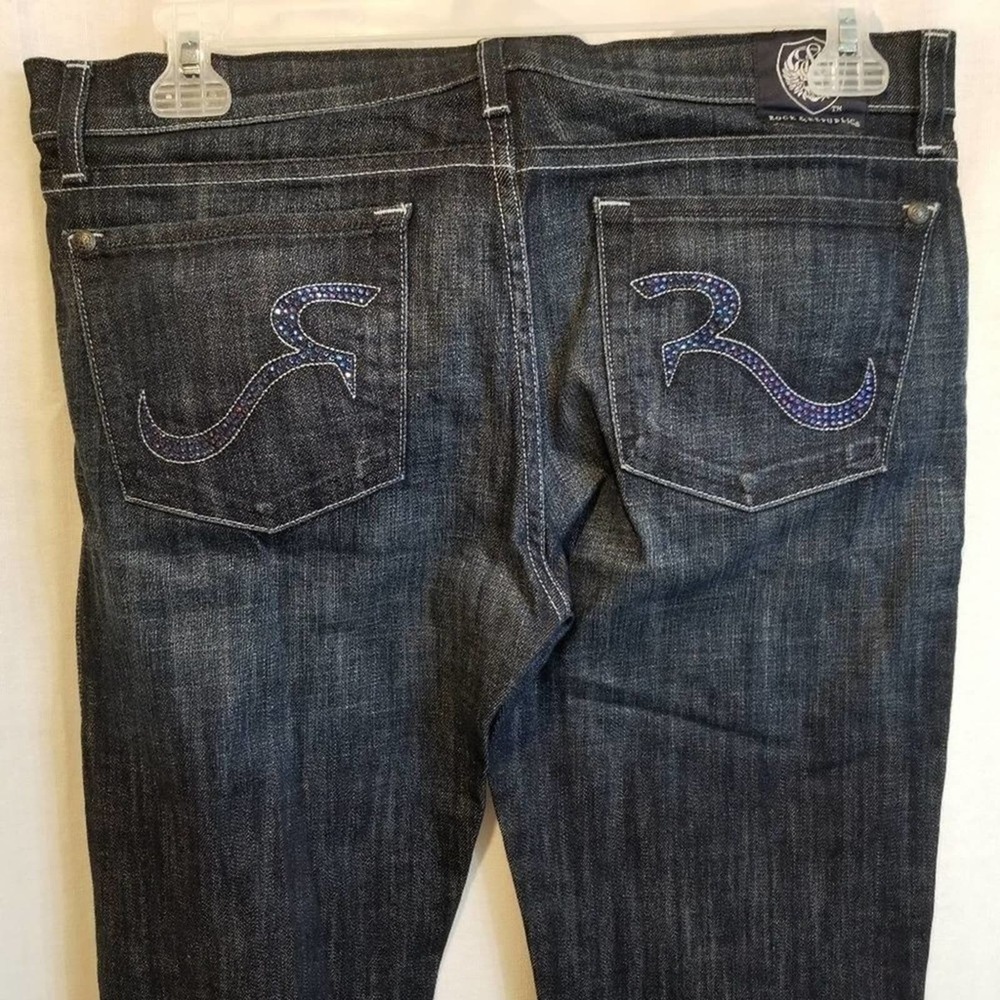 Rock and republic bling Boot cut dark wash jeans‎ size 8 new!